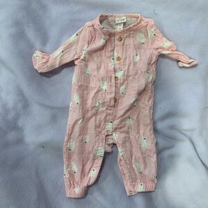 3-6 month pink ghost outfit